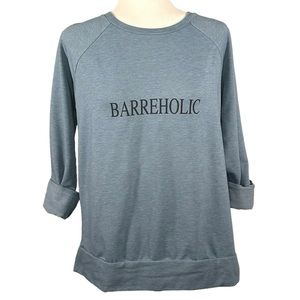 BARREHOLIC Blue Crewneck Sweatshirt - Size Small